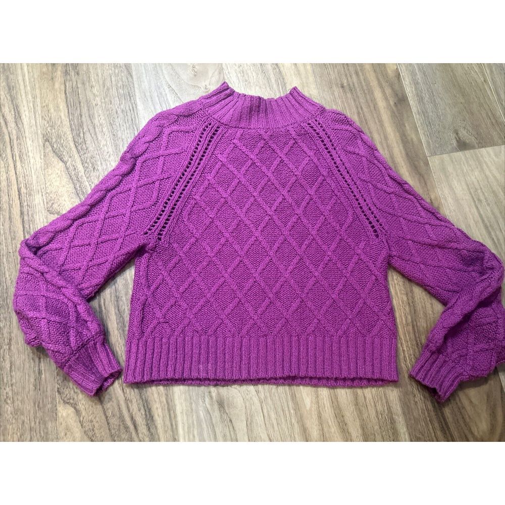 American Eagle Women Purple Sweater Size S